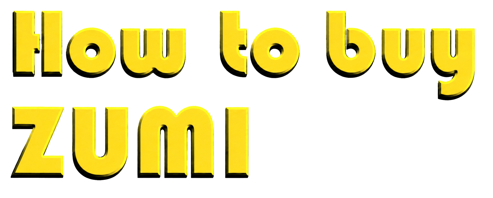How to buy ZUMI